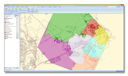 GEOCONCEPT Territory Manager 3.0 : sectorisation sur point